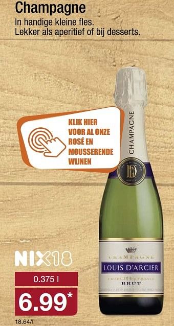Aanbiedingen Champagne - Champagne - Geldig van 27/12/2016 tot 01/01/2017 bij Aldi