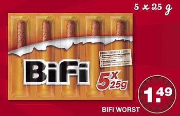 Aanbiedingen Bifi worst - Bifi - Geldig van 27/12/2016 tot 01/01/2017 bij Aldi