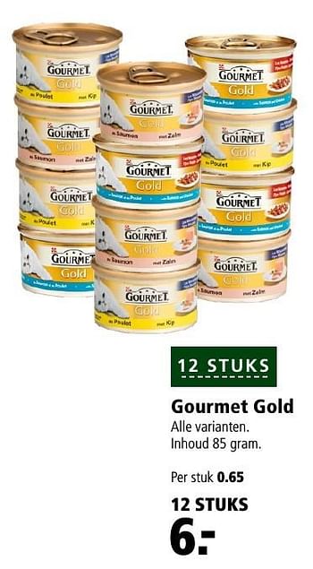 Aanbiedingen Gourmet gold - Gourmet - Geldig van 19/12/2016 tot 01/01/2017 bij Welkoop