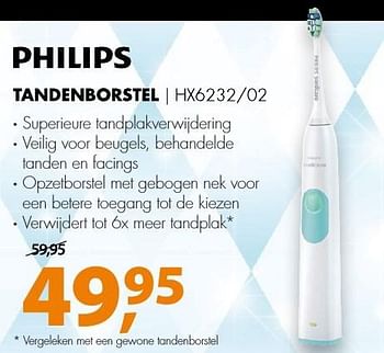 Aanbiedingen Philips tandenborstel hx6232-02 - Philips - Geldig van 19/12/2016 tot 01/01/2017 bij Expert