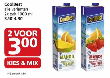 Aanbiedingen Coolbest - Coolbest - Geldig van 27/12/2016 tot 01/01/2017 bij Jan Linders