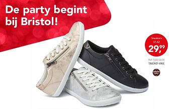 Aanbiedingen Sneakers - Huismerk - Bristol - Geldig van 12/12/2016 tot 01/01/2017 bij Bristol