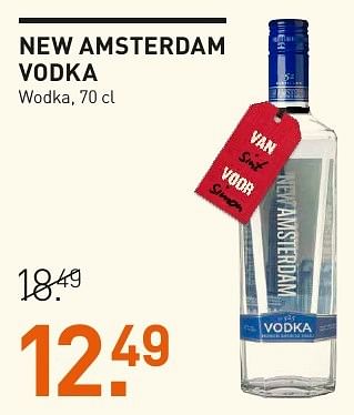 Aanbiedingen New amsterdam vodka - New Amsterdam - Geldig van 04/12/2016 tot 05/12/2016 bij Gall & Gall