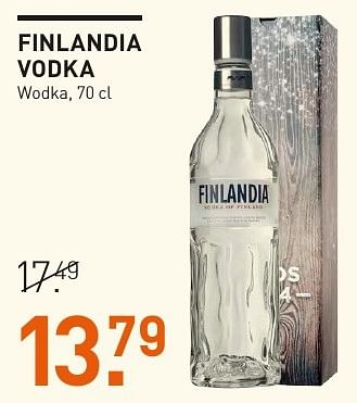 Aanbiedingen Finlandia vodka - Finlandia - Geldig van 04/12/2016 tot 05/12/2016 bij Gall & Gall