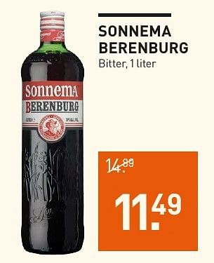 Aanbiedingen Sonnema berenburg - Sonnema - Geldig van 04/12/2016 tot 05/12/2016 bij Gall & Gall