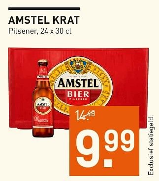 Aanbiedingen Amstel krat - Amstel - Geldig van 04/12/2016 tot 05/12/2016 bij Gall & Gall