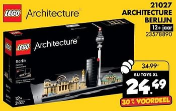 Aanbiedingen 21027 architecture berlijn - Lego - Geldig van 17/12/2016 tot 01/01/2017 bij Toys XL