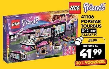 Aanbiedingen 41106 popstar tourbus - Lego - Geldig van 17/12/2016 tot 01/01/2017 bij Toys XL