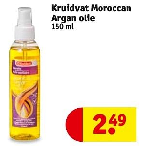 Aanbiedingen Kruidvat moroccan argan olie - Huismerk - Kruidvat - Geldig van 27/12/2016 tot 01/01/2017 bij Kruidvat