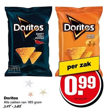 Aanbiedingen Doritos - Doritos - Geldig van 27/12/2016 tot 03/01/2017 bij Hoogvliet