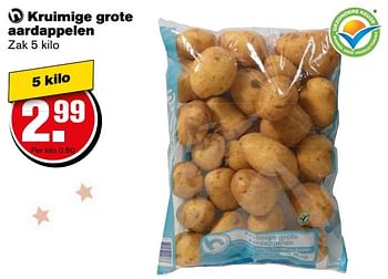 Aanbiedingen Kruimige grote aardappelen - Huismerk - Hoogvliet - Geldig van 27/12/2016 tot 03/01/2017 bij Hoogvliet