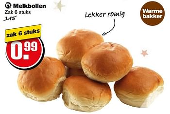Aanbiedingen Melkbollen - Huismerk - Hoogvliet - Geldig van 27/12/2016 tot 03/01/2017 bij Hoogvliet