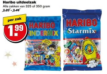 Aanbiedingen Haribo uitdeelzak - Haribo - Geldig van 27/12/2016 tot 03/01/2017 bij Hoogvliet