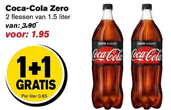 Aanbiedingen Coca-cola zero - Coca Cola - Geldig van 27/12/2016 tot 03/01/2017 bij Hoogvliet