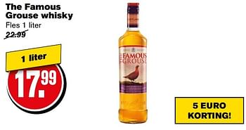 Aanbiedingen The famous grouse whisky - The Famous Grouse - Geldig van 27/12/2016 tot 03/01/2017 bij Hoogvliet