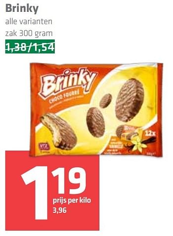 Aanbiedingen Brinky - Brinky - Geldig van 27/12/2016 tot 04/01/2017 bij Spar