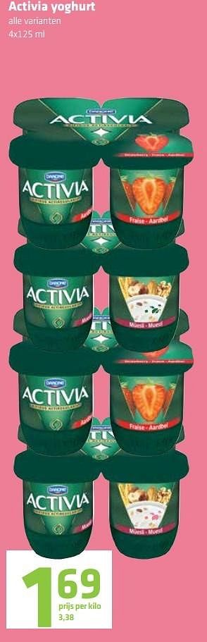 Aanbiedingen Activia yoghurt - Danone - Geldig van 27/12/2016 tot 04/01/2017 bij Attent