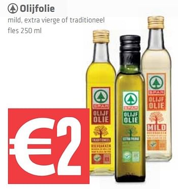 Aanbiedingen Olijfolie mild, extra vierge of traditioneel - Spar - Geldig van 27/12/2016 tot 04/01/2017 bij Attent