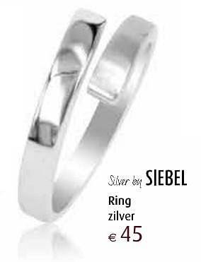 Aanbiedingen Ring - Huismerk - Siebel Juweliers - Geldig van 12/12/2016 tot 05/01/2017 bij Siebel Juweliers