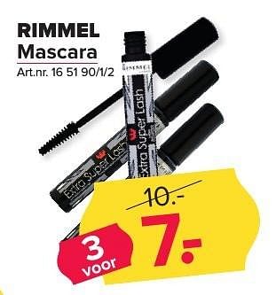 Aanbiedingen Rimmel mascara - Rimmel - Geldig van 25/12/2016 tot 08/01/2017 bij Kijkshop