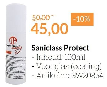 Aanbiedingen Saniclass protect - Saniclass - Geldig van 01/01/2017 tot 31/01/2017 bij Sanitairwinkel
