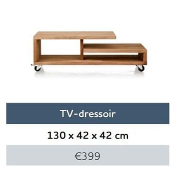 Aanbiedingen Tv-dressoir - Huismerk - Xooon - Geldig van 01/12/2016 tot 30/04/2017 bij Xooon