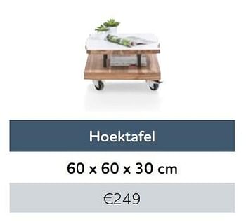 Aanbiedingen Hoektafel - Huismerk - Xooon - Geldig van 01/12/2016 tot 30/04/2017 bij Xooon