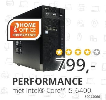 Aanbiedingen Performance met intel core i5-6400 - Huismerk - Paradigit - Geldig van 27/12/2016 tot 09/01/2017 bij Paradigit