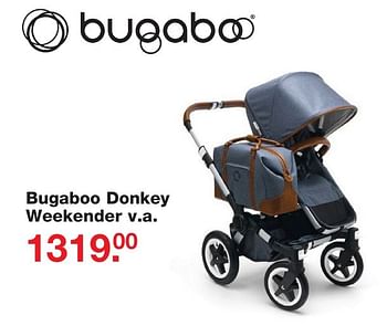 Aanbiedingen Bugaboo donkey weekender v.a. - Bugaboo - Geldig van 25/12/2016 tot 09/01/2017 bij Baby & Tiener Megastore
