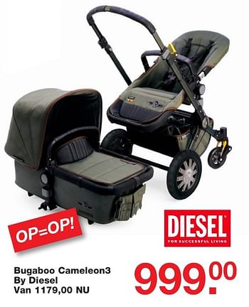 Aanbiedingen Bugaboo cameleon3 by diesel - Bugaboo - Geldig van 25/12/2016 tot 09/01/2017 bij Baby & Tiener Megastore