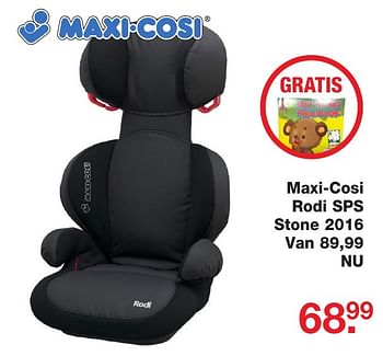 Aanbiedingen Maxi-cosi rodi sps stone 2016 - Maxi-cosi - Geldig van 25/12/2016 tot 09/01/2017 bij Baby & Tiener Megastore