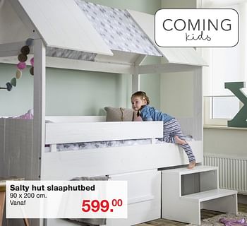 Aanbiedingen Salty hut slaaphutbed - Coming Kids - Geldig van 25/12/2016 tot 09/01/2017 bij Baby & Tiener Megastore