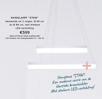 Aanbiedingen Hanglamp stan - Huismerk - Xooon - Geldig van 01/12/2016 tot 30/04/2017 bij Xooon