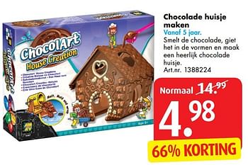 Aanbiedingen Chocolade huisje maken - Huismerk - Bart Smit - Geldig van 26/12/2016 tot 29/01/2017 bij Bart Smit