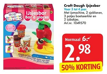 Aanbiedingen Craft dough ijsjesbar - Huismerk - Bart Smit - Geldig van 26/12/2016 tot 29/01/2017 bij Bart Smit
