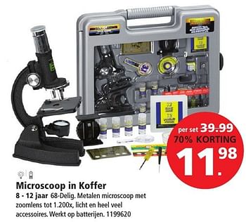 Aanbiedingen Microscoop in koffer - Huismerk - Intertoys - Geldig van 26/12/2016 tot 29/01/2017 bij Intertoys