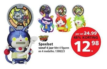 Aanbiedingen Speelset - Yo-Kai  - Geldig van 26/12/2016 tot 29/01/2017 bij Intertoys