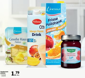 Aanbiedingen Goudse kaas plakken - Linessa - Geldig van 02/01/2017 tot 08/01/2017 bij Lidl