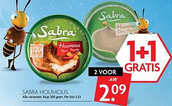 Aanbiedingen Sabra houmous - Sabra - Geldig van 01/01/2017 tot 07/01/2017 bij Deka Markt