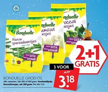 Aanbiedingen Bonduelle groente - Bonduelle - Geldig van 01/01/2017 tot 07/01/2017 bij Deka Markt