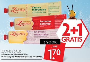 Aanbiedingen Zaanse saus - Zaanse Suas - Geldig van 01/01/2017 tot 07/01/2017 bij Deka Markt