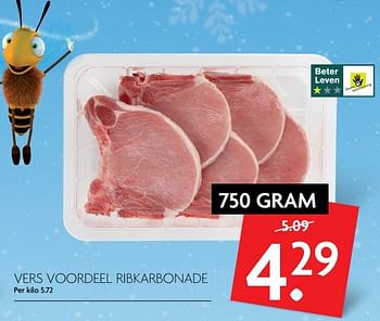 Aanbiedingen Vers voordeel ribkarbonade - Huismerk - Deka Markt - Geldig van 01/01/2017 tot 07/01/2017 bij Deka Markt