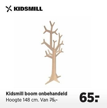 Aanbiedingen Kidsmill boom onbehandeld - Kidsmill - Geldig van 20/12/2016 tot 16/01/2017 bij Babypark