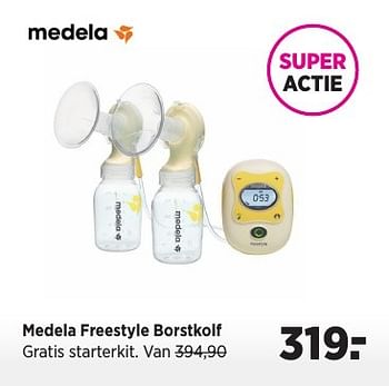 Aanbiedingen Medela freestyle borstkolf - Medela - Geldig van 20/12/2016 tot 16/01/2017 bij Babypark