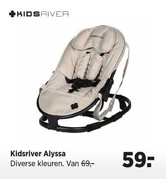Aanbiedingen Kidsriver alyssa - Kidsriver - Geldig van 20/12/2016 tot 16/01/2017 bij Babypark