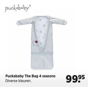 Aanbiedingen Puckababy the bag 4 seasons - Puckababy - Geldig van 20/12/2016 tot 16/01/2017 bij Babypark