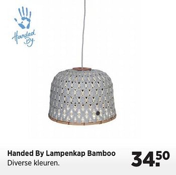 Aanbiedingen Handed by lampenkap bamboo - Handed by  - Geldig van 20/12/2016 tot 16/01/2017 bij Babypark