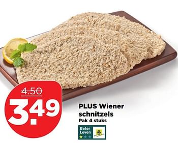 Aanbiedingen Plus wiener schnitzels - Huismerk - Plus - Geldig van 01/01/2017 tot 07/01/2017 bij Plus