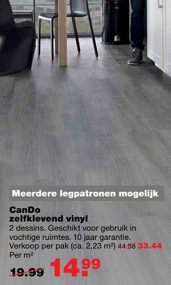 Aanbiedingen Cando zelfklevend vinyl - CanDo - Geldig van 01/01/2017 tot 08/01/2017 bij Praxis