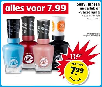 Aanbiedingen Sally hansen nagellak of -verzorging - Sally Hansen - Geldig van 02/01/2017 tot 08/01/2017 bij Trekpleister